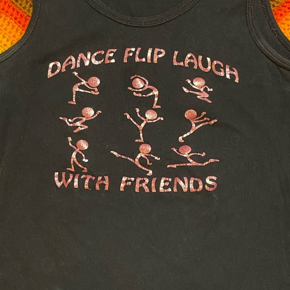 90s Y2k Graphic Tank Crop Top - Picture 2 of 3